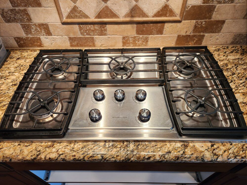 KitchenAid 36in 5-Burner Gas Cooktop