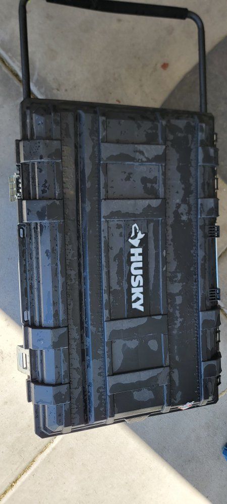 Husky Black Mobile Connect Rolling System Tool Box, Heavy Duty, Used