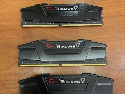 64 GB (4x16GB) Ripjaws V 3200Mhz DDR4 RAM