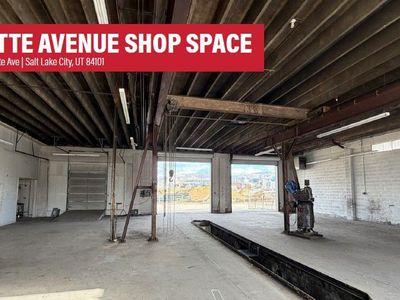 Fayette Avenue Shop Space - 7,104 SF - Salt Lake City, UT