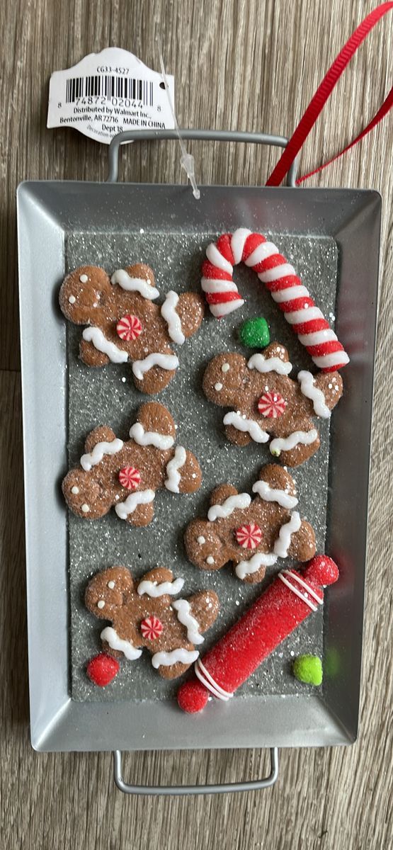 Christmas Cookie Tray Sheet Pan ornament 7.5 Inch