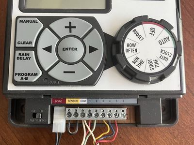 Orbit 6-Station Indoor/Outdoor Irrigation Timer System with Power Adapter - Used