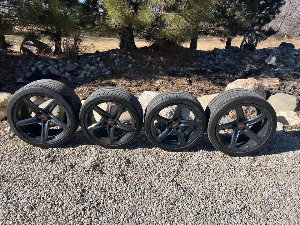 C8 Corvette Rims and Like New Tires