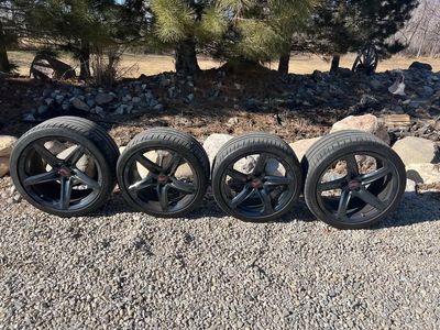 C8 Corvette Rims and Like New Tires