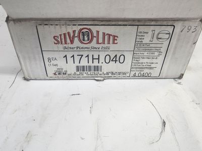 SILVOLITE 1171H.040 4pc Piston Set for Ford V8 351W 2-Valve, 4.0400 Bore Diameter **ONLY 4 PISTONS**