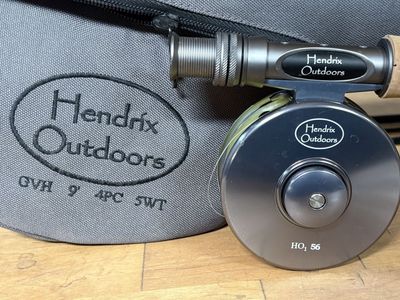 Complete Fly Fishing Kit - Hendrix Outdoors GVH 905 Fly Fishing Rod Set with Reel, Case, Flies & Fly Boxes