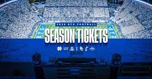BYU FOOTBALL SEASON TICKETS LOWER BOWL