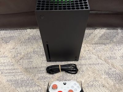 Microsoft Xbox Series X 1TB Console with Custom White & Red Elite Wireless Controller