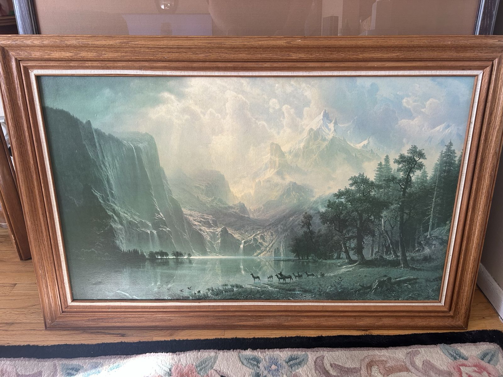 Albert Bierstadt's Among the Sierra Nevada, CA