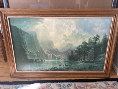 Albert Bierstadt's Among the Sierra Nevada, CA