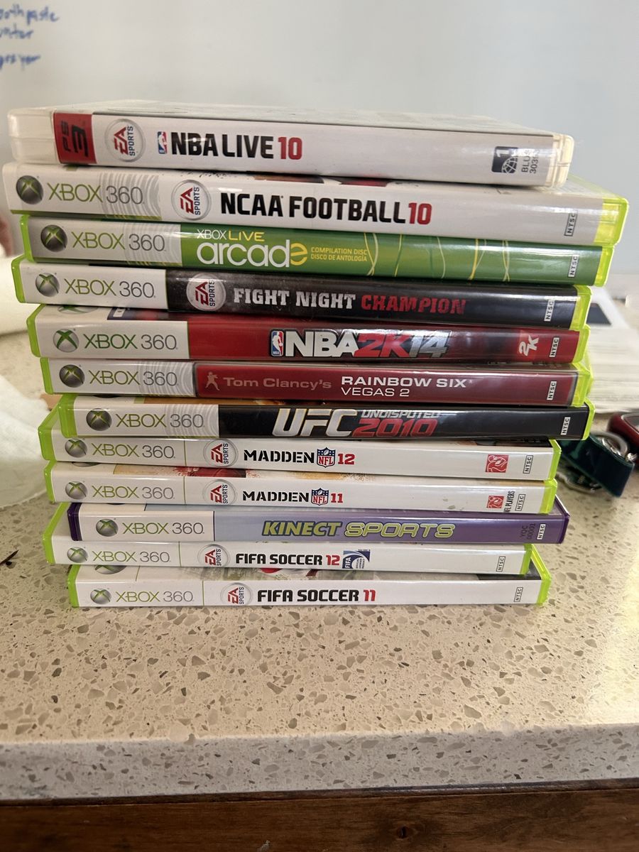 Free Xbox 360 Games Lot (12)