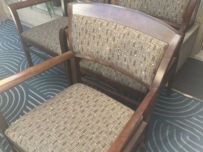 SOLID WOOD SIDE / OFFICE CHAIRS SET 3