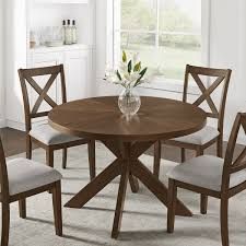 Lathan 5-Piece Round Dining Set, 48in Round Table with 4 Chairs 1862117  #106453
