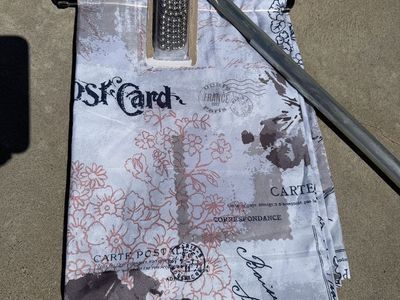 New Shower Curtain, Rings, Rod