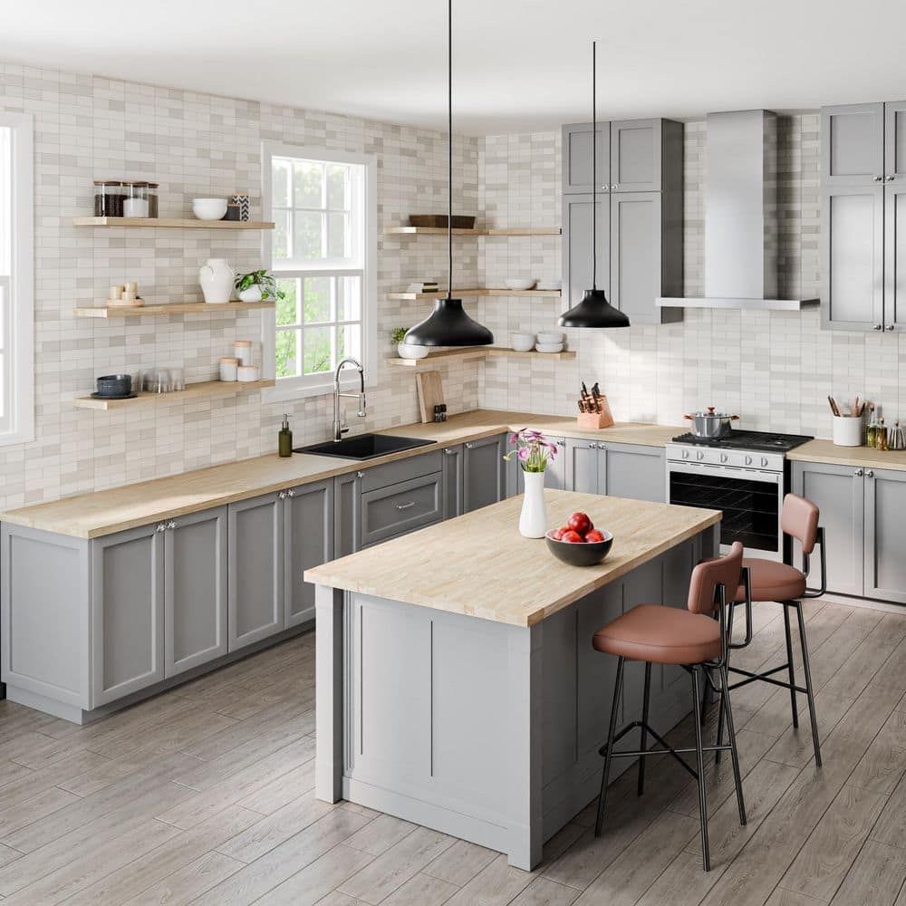 Butcher Block 6 ft. L x 25 in. D Unfinished