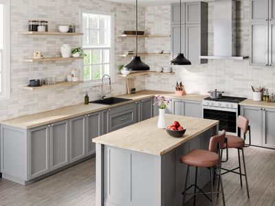 Butcher Block 6 ft. L x 25 in. D Unfinished