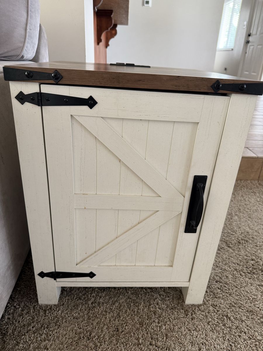 2 Farm Style Side Tables