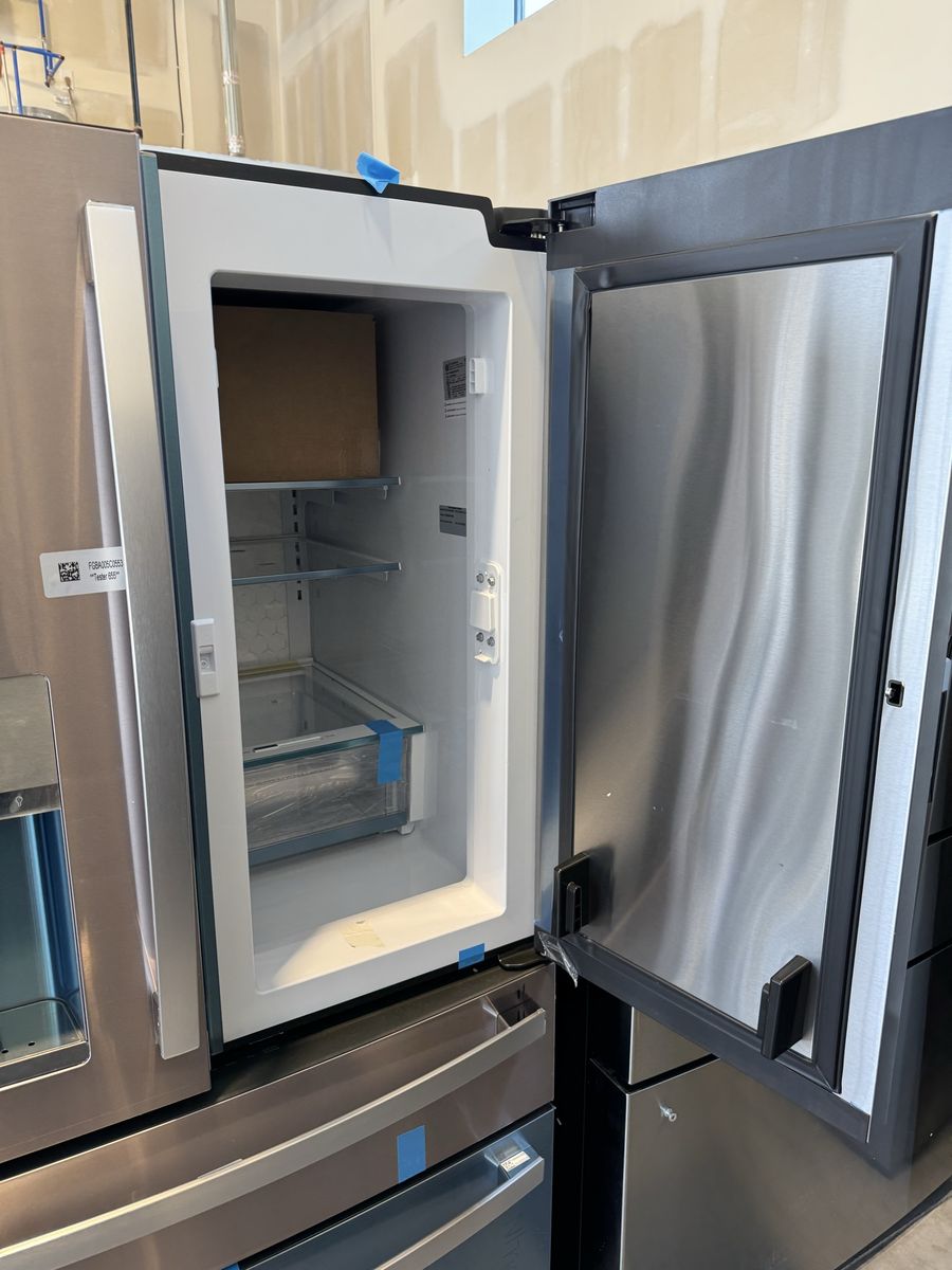 New scratch and dent GE Profile 27.9 cu. ft. 4-Door French Door Refrigerator