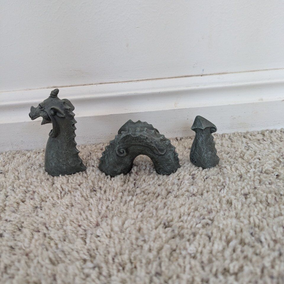 3 piece dragon home decor