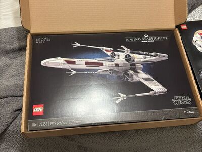 Sealed X-Wing And Luke Helmet