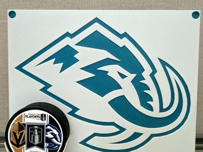 Custom 3D Printed Utah Mammoth Puck Display