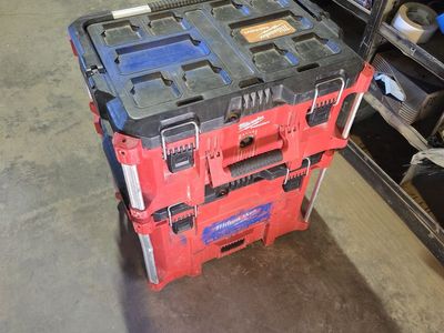 Milwaukee pack out tool storage boxes 100 for both or best offer