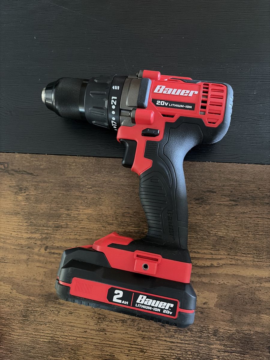 Bauer 20V Lithium-Ion Cordless 1/2 in. Drill/Driver - Tool Only