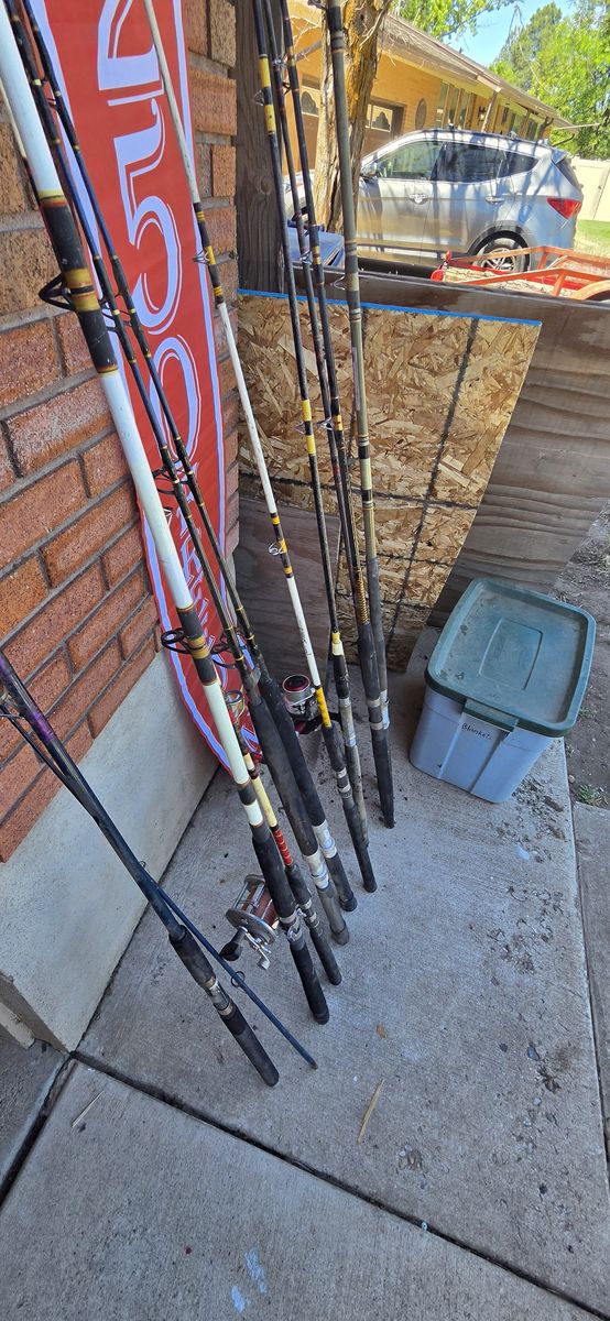 Fishing Poles.