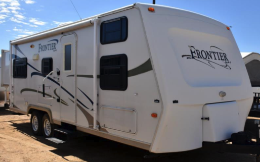 Frontier 4-bunk room trailer - slide, sleeps 8+