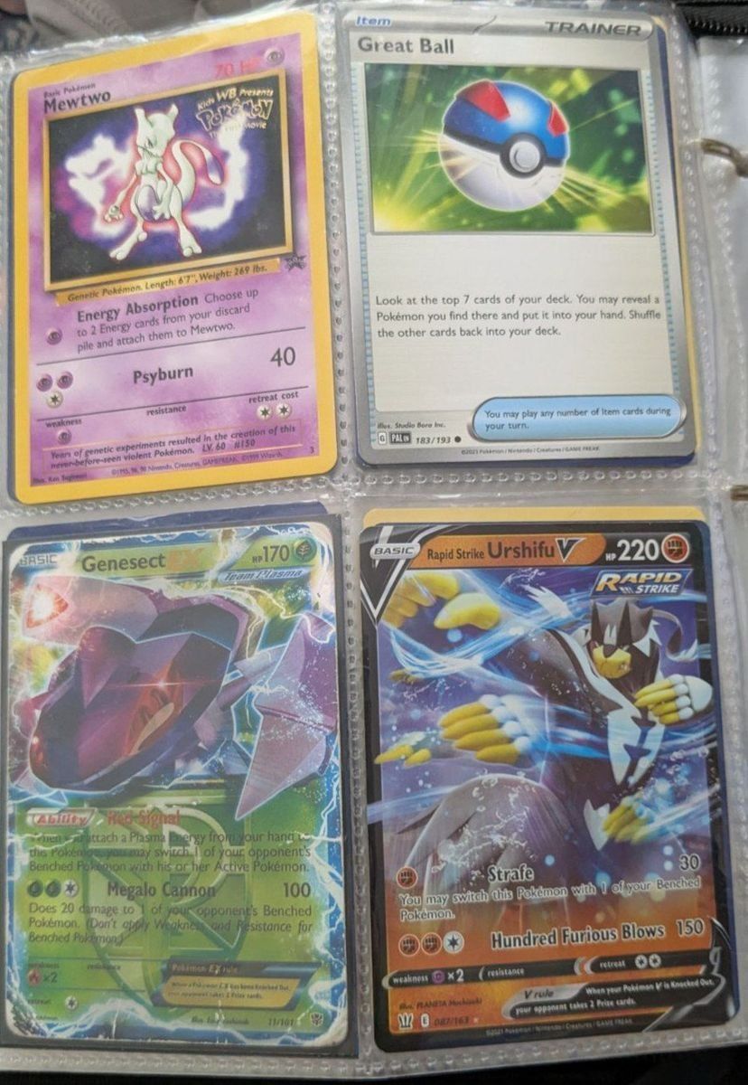 Assorted Pokémon Card Collection 64 Cards Including Vintage and Modern Singles