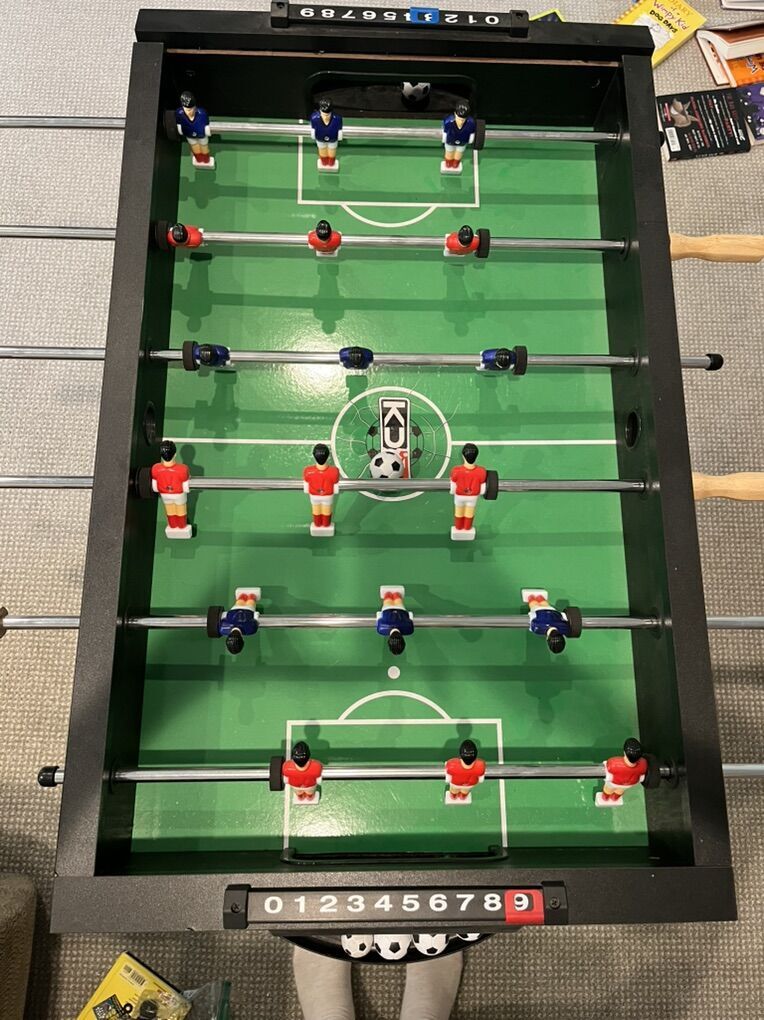 Like New Kick Foosball Table - assembled and ready to play! soccer