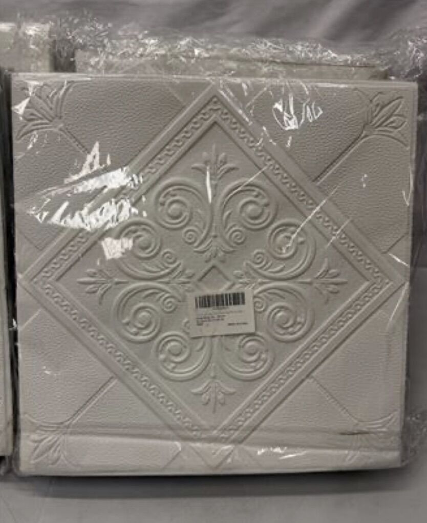 Alow Ceiling Tile Peel And Stick (8 Packs/16 Pcs)