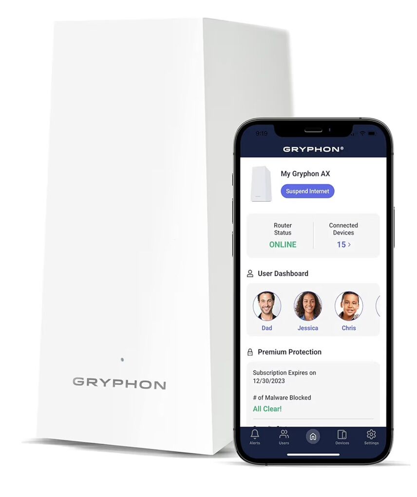 Gryphon AX Router - Parental Controls high Speed