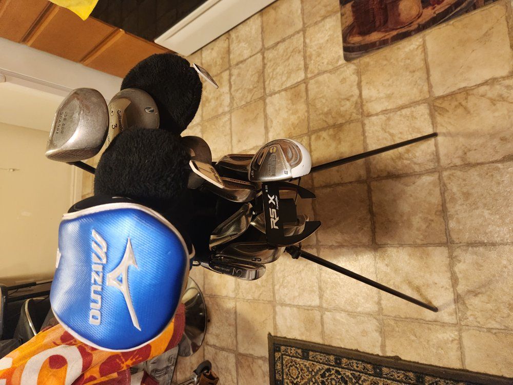 Mixed Golf Club Set with Ram Stand Bag