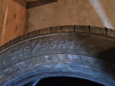 215/55R17 set of 4 tires