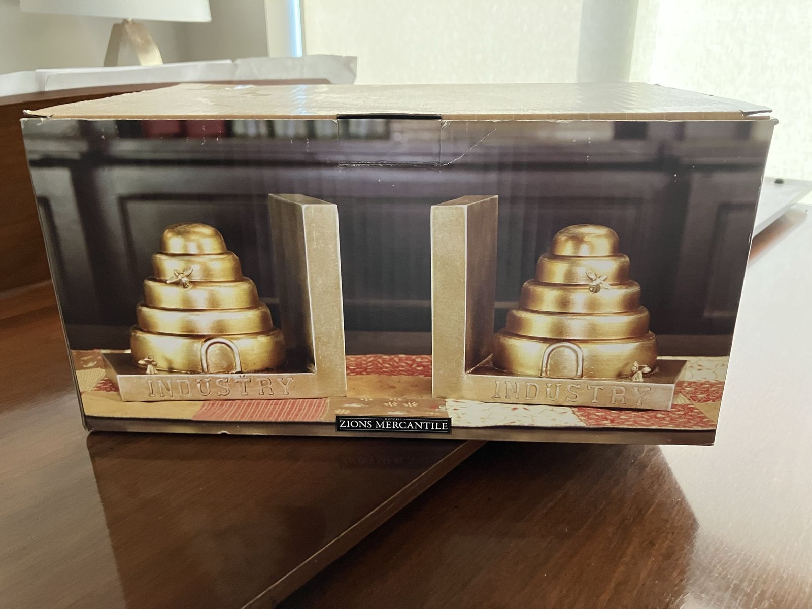 Deseret Book Mercantile Beehive Shape Bookends NIB