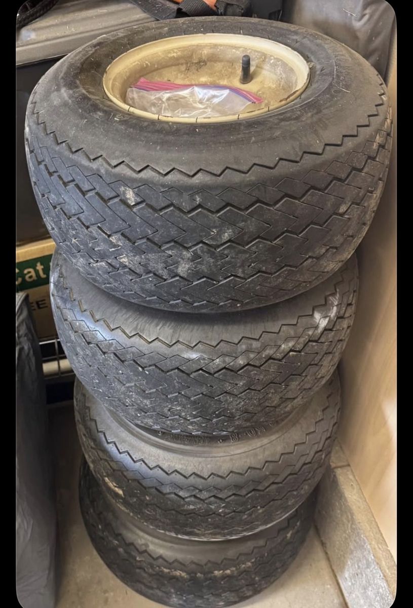 Golf carts rims and tires
