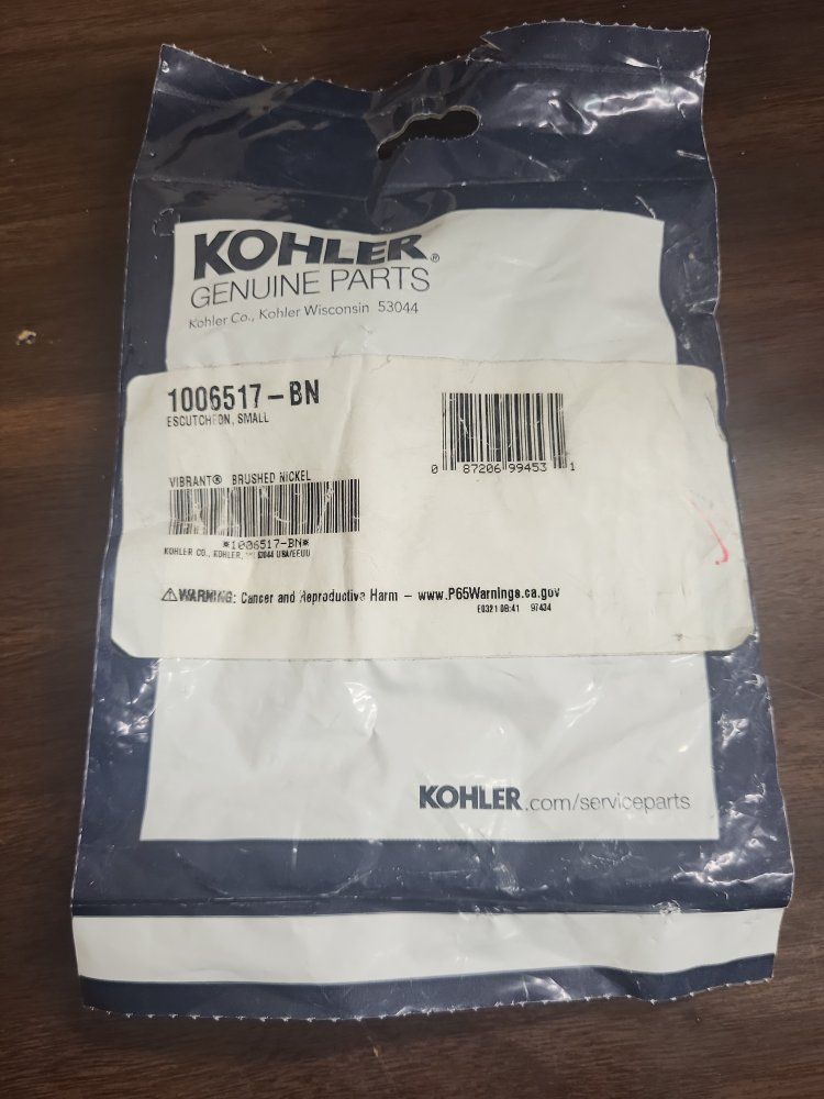 Kohler 1006517-BN Small Escutcheon, Vibrant Brushed Nickel, Genuine Part