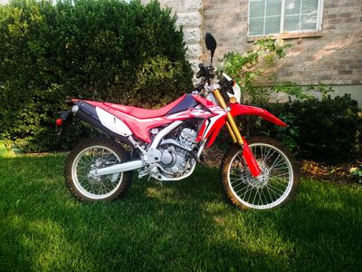 2017 Honda CRF250L, 900 Miles, Street Legal, Excellent Condition