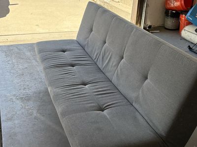 Grey ikea futon, BALKARP