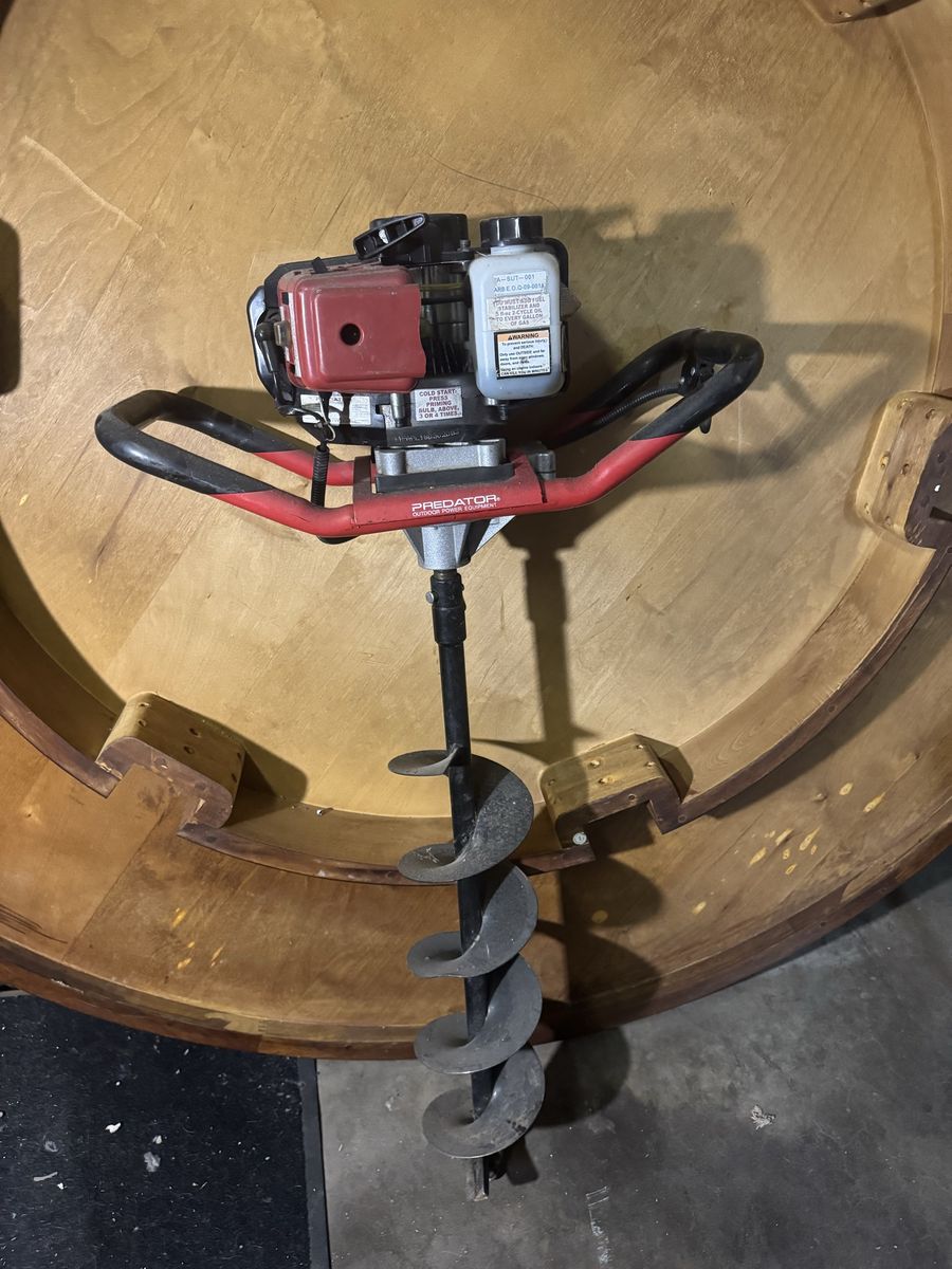 Power mate gas powered auger