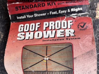 Quick Pitch Goof Proof Shower Installation collection or System Kit #QPK-101 New