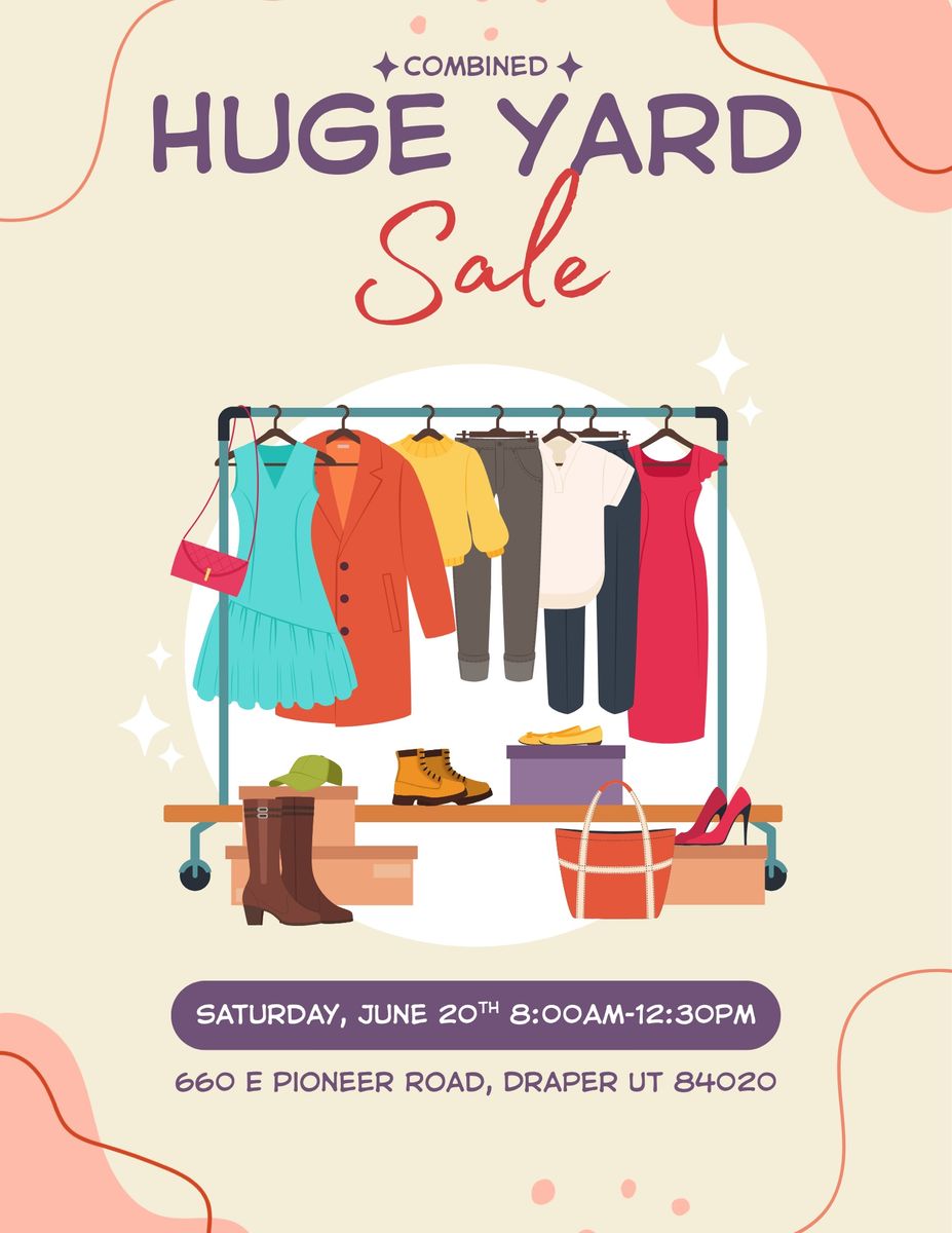 Combined Huge Yard Sale