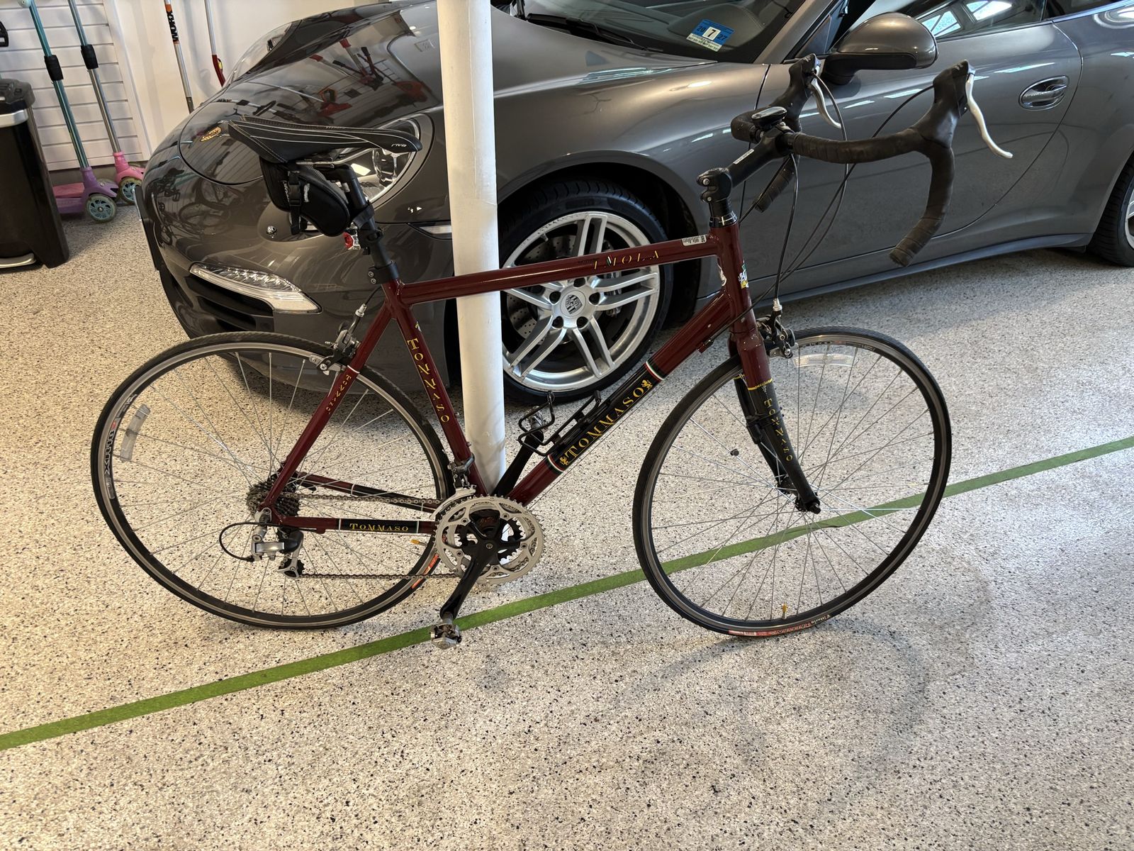 Tommaso Imola 58cm Aluminum Road Bike with Carbon Forks, 700c Wheels - Needs Tune-Up