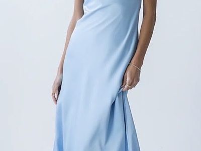 New Bohme Baby Blue Maxi Dress