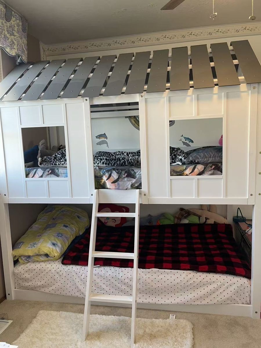 Twin over twin bunk bed