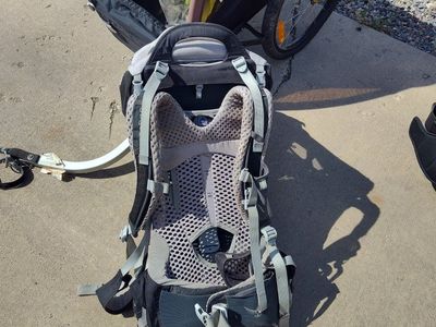 Osprey Poco AG Child Carrier Hiking Backpack Grey