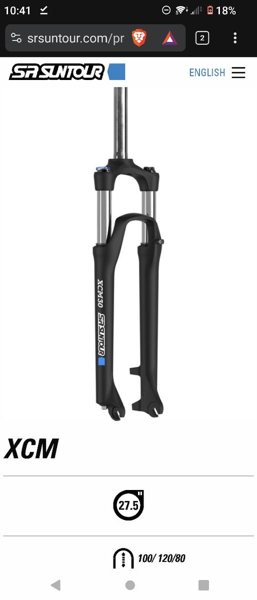 Suntour XCM30 MTB Fork
