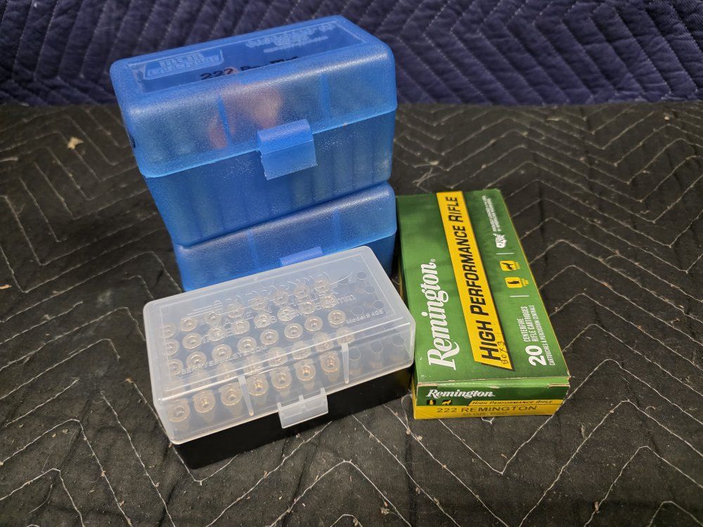 128 Casings .222 Rem Brass