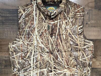 Cabelas Camo Goose Down Vest Large